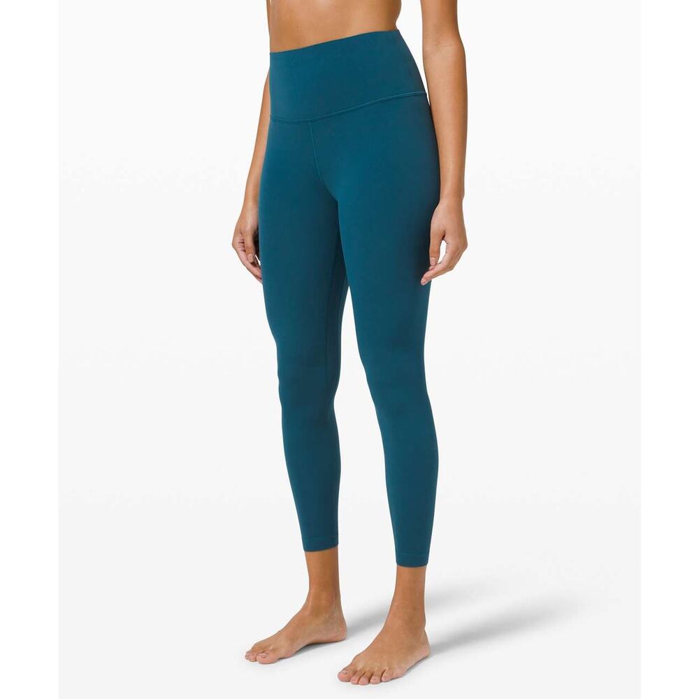 Lululemon Align Pant II 25" Size 0 Blue Nulu EUC